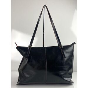 HOBO The Original Vintage Leather Satchel Bag Large Black 11inH x 18inW x 4inD A